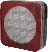 LED Baglygte 102x107x28 bag/stop/blink/refleks/nummerplade 